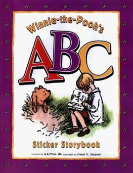 Hardcover Winnie-The-Pooh's ABC Sticker Storybook [With Stickers] Book