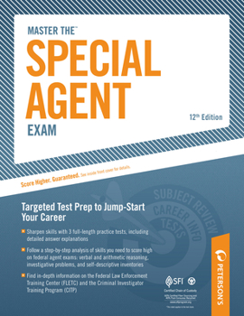 Paperback Master the Special Agent Exam Book