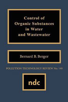 Hardcover Control of Organic Substances in Water and Wastewater Book