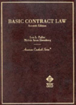Hardcover Basic Contract Law (American Casebook Series) Book