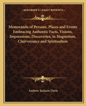 Memoranda of Persons, Places, and Events...