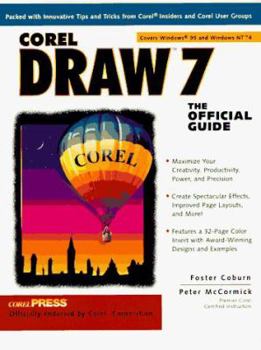 Paperback CorelDRAW 7: The Official Guide Book