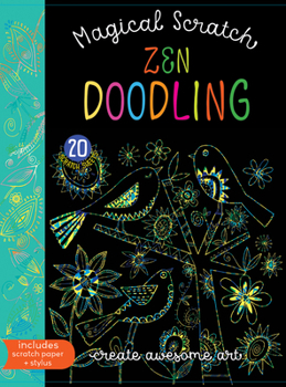 Paperback Magical Scratch Zen Doodling: Includes Scratch Paper + Stylus Book