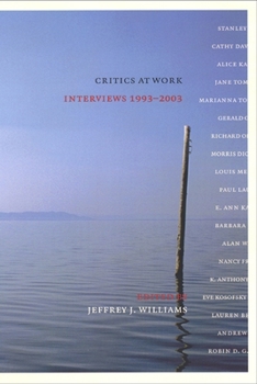 Paperback Critics at Work: Interviews 1993-2003 Book