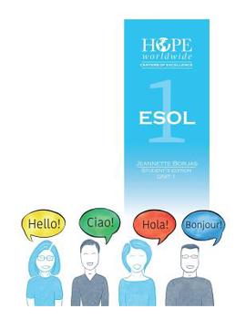 Paperback HOPE worldwide Centers of Excellence ESOL 1 Unit 1 Book