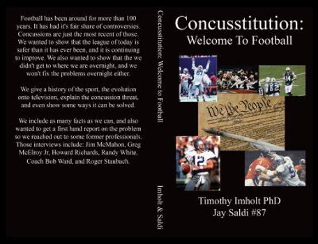 Paperback Concusstitution: Welcome to Football Book