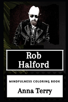 Paperback Rob Halford Mindfulness Coloring Book