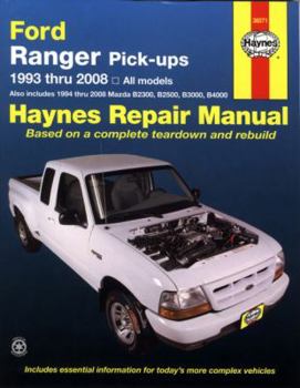 Paperback Haynes Ford Ranger Pick-Ups: 1993 Thru 2008 Book