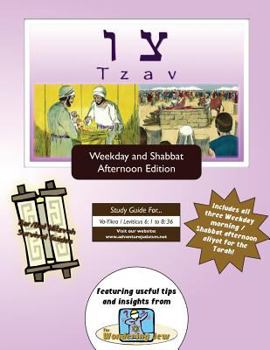Paperback Bar/Bat Mitzvah Survival Guides: Tzav (Weekdays & Shabbat pm) Book