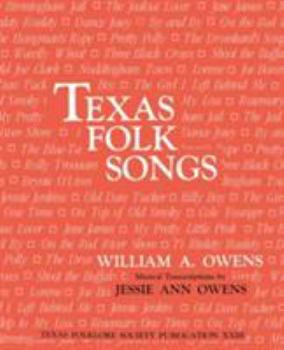 Paperback Texas Folk Songs Book