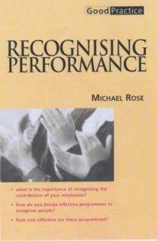 Paperback Recognising Performance : Non-Cash Rewards Book