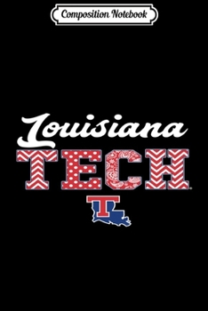 Paperback Composition Notebook: Louisiana Tech Bulldogs Patterned Letters - Apparel Pullover Hoodie Journal/Notebook Blank Lined Ruled 6x9 100 Pages Book