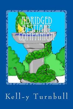 Paperback Abridged Bestiary Companion: A Coloring Book