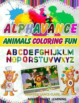 Paperback alphaVANCE Animal Coloring Fun Book