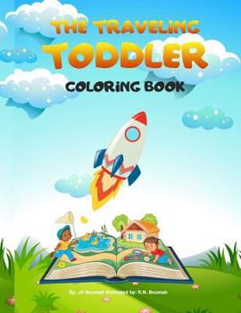 Paperback The Traveling Toddler Coloring Book