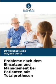 Paperback Probleme nach dem Einsetzen und Management bei Patienten mit Totalprothesen [German] Book