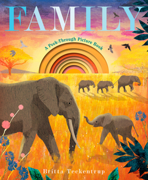 Hardcover Family: A Peek-Through Picture Book