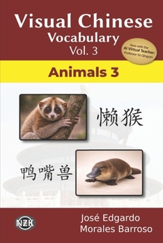 Paperback Visual Chinese Vocabulary Vol. 3: Animals 3 Book