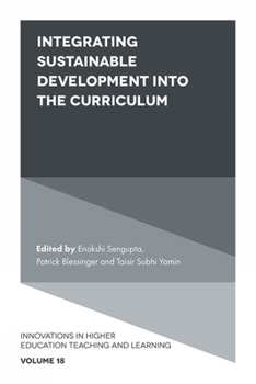 Hardcover Integrating Sustainable Development Into the Curriculum Book