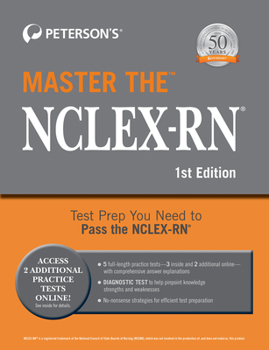 Paperback Master the Nclex-RN Exam Book