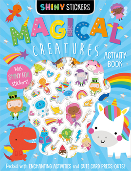 Paperback Shiny Stickers Magical Creatures Book
