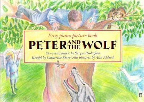 Paperback Peter and the Wolf: Easy Piano Picture Book