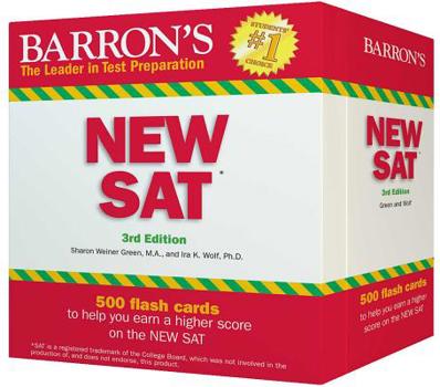 Cards Barron's New SAT Flash Cards: 500 Flash Cards to Help You Achieve a Higher Score Book