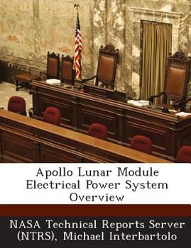 Paperback Apollo Lunar Module Electrical Power System Overview Book