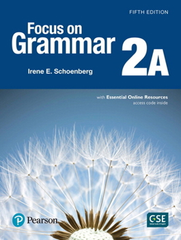 Paperback Focus on Grammar - (Ae) - 5th Edition (2017) - Student Book a with Essential Online Resources - Level 2 Book