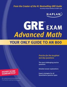 Paperback Kaplan GRE Exam Advanced Math Book