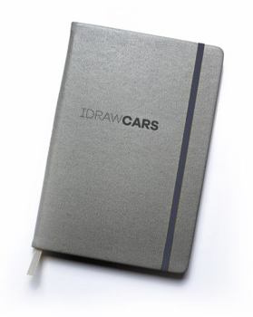 IDRAW Cars Sketch Book, Step-by-Step How To Draw Learning Guide with Proportion Drawing Practice Reference, Grey