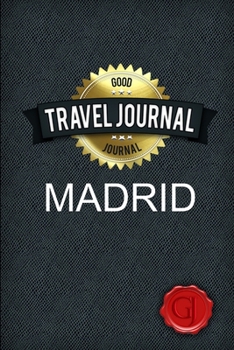 Paperback Travel Journal Madrid Book
