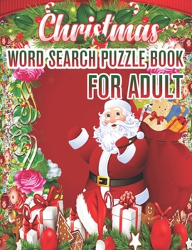 Paperback Christmas Word Search Puzzle book For Adult: Word Search Puzzle book (volume 1) Book