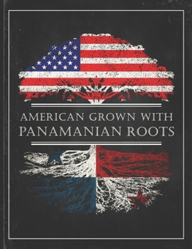 Panamanian Roots: Personalized Gift for Grown in America Born in Panama Customized Flag Undated Planner Daily Weekly Monthly Calendar Organizer Journal