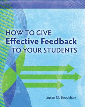 Paperback How to Give Effective Feedback to Your Students Book