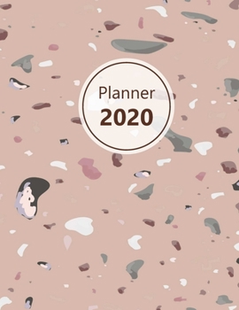 Paperback Planner 2020: Monthly and Weekly Planner. Week on 1 page. Start your week with weekly Focus, Tasks, To-Dos. Monday start week. 11.0" Book