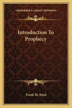 Paperback Introduction To Prophecy Book