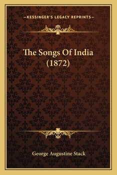 Paperback The Songs Of India (1872) Book