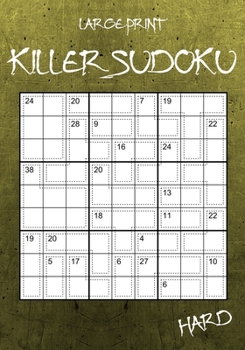 Paperback Large Print Hard Killer Sudoku: 100 Challenging Sumdoku Puzzles for Experts [Large Print] Book