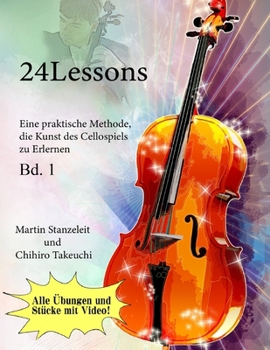 Paperback 24 Lessons Eine praktische Methode, die Kunst des Cellospiels zu Erlernen Bd. 1 [German] Book