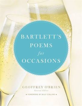 Hardcover Bartlett's Poems for Occasions Book