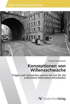 Paperback Konzeptionen von Willensschwäche [German] Book