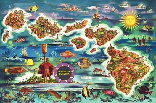 Misc. Vintage Hawaii 1000 Piece Jigsaw Puzzle Book