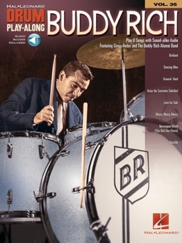 Paperback Buddy Rich Drum Play-Along Volume 35 Book/Online Audio Book