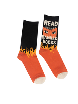 Unknown Binding Read Banned Books Socks - Small Book