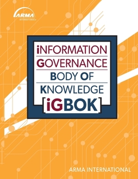 Paperback Information Governance Body of Knowledge (IGBOK) Book