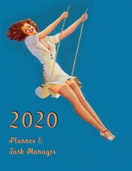 Paperback 2020 Planner & Task Manager: Week To A Page Diary Ideal Gift For Women With Additional Monthly Notes, Contacts, Password Logs & Habit Tracker Pages Book