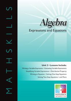 CD-ROM Algebra Unit 2 Interactive Whiteboard: Expressions and Equations Book