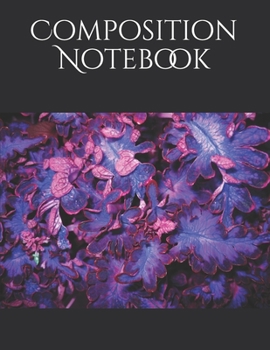 Paperback Composition Notebook: 100 Pages, Wide Ruled Notebook and Writing Journal, Large Size 8.5 x 11 inches Basic Notebook for Writing Notes Book