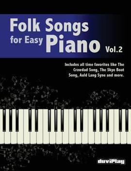 Paperback Folk Songs for Easy Piano. Vol 2 Book